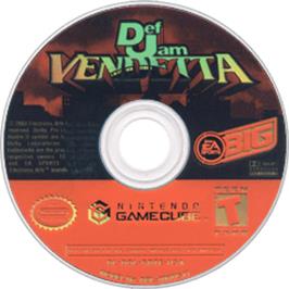 Artwork on the Disc for Def Jam: Vendetta on the Nintendo GameCube.
