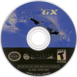 Artwork on the Disc for F-Zero GX on the Nintendo GameCube.