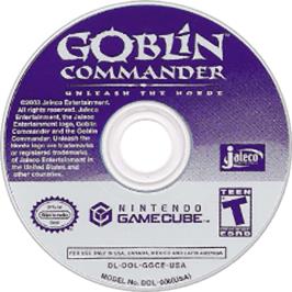 Artwork on the Disc for Goblin Commander: Unleash the Horde on the Nintendo GameCube.