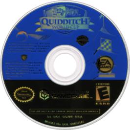 Artwork on the Disc for Harry Potter: Quidditch World Cup on the Nintendo GameCube.