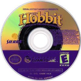 Artwork on the Disc for Hobbit on the Nintendo GameCube.
