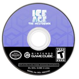 Artwork on the Disc for Ice Age 2: The Meltdown on the Nintendo GameCube.
