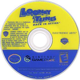 Artwork on the Disc for Looney Tunes: Back in Action on the Nintendo GameCube.