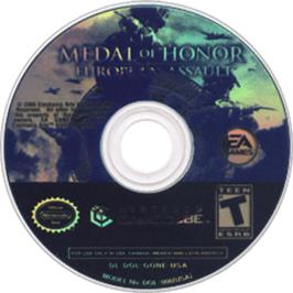 Artwork on the Disc for Medal of Honor: European Assault on the Nintendo GameCube.