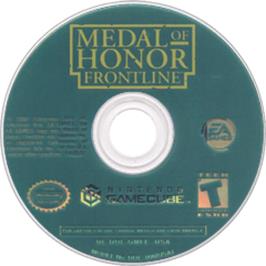 Artwork on the Disc for Medal of Honor: Frontline on the Nintendo GameCube.