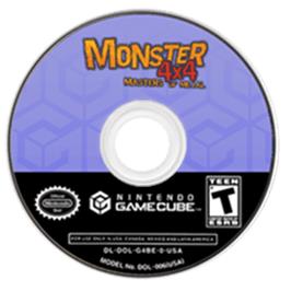 Artwork on the Disc for Monster 4x4: Masters of Metal on the Nintendo GameCube.
