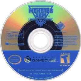 Artwork on the Disc for Monster Jam: Maximum Destruction on the Nintendo GameCube.