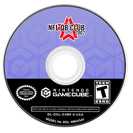 Artwork on the Disc for NFL Quarterback Club 2002 on the Nintendo GameCube.