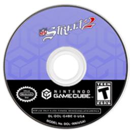 Artwork on the Disc for NFL Street 2 on the Nintendo GameCube.