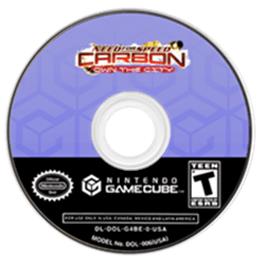 Artwork on the Disc for Need for Speed: Carbon on the Nintendo GameCube.