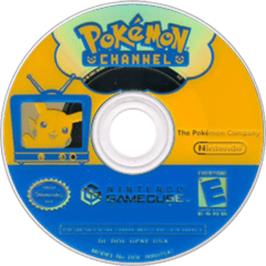 Artwork on the Disc for Pokemon Channel on the Nintendo GameCube.