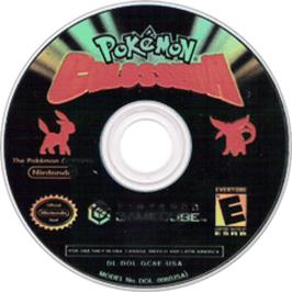 Artwork on the Disc for Pokemon Colosseum on the Nintendo GameCube.