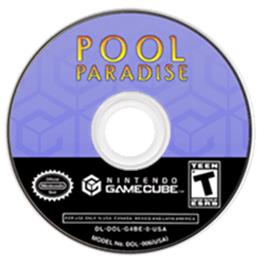 Artwork on the Disc for Pool Paradise on the Nintendo GameCube.