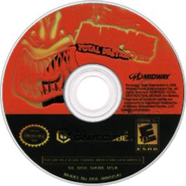Artwork on the Disc for Rampage: Total Destruction on the Nintendo GameCube.