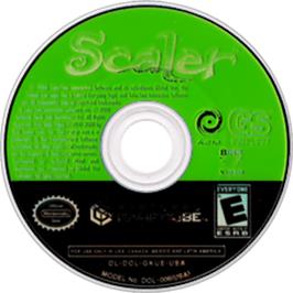 Artwork on the Disc for Scaler on the Nintendo GameCube.