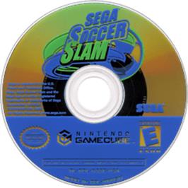 Artwork on the Disc for Sega Soccer Slam on the Nintendo GameCube.