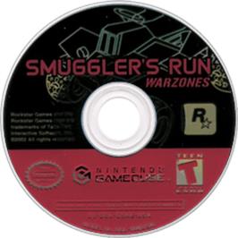Artwork on the Disc for Smuggler's Run: Warzones on the Nintendo GameCube.