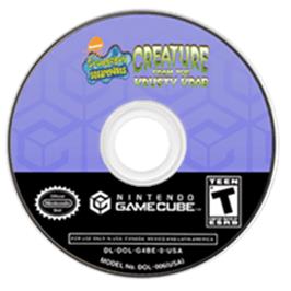 Artwork on the Disc for SpongeBob SquarePants: Creature from the Krusty Krab on the Nintendo GameCube.