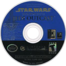 Artwork on the Disc for Star Wars: Jedi Knight II - Jedi Outcast on the Nintendo GameCube.