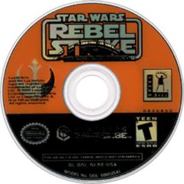 Artwork on the Disc for Star Wars: Rogue Squadron III - Rebel Strike on the Nintendo GameCube.
