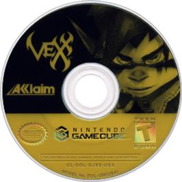 Artwork on the Disc for Vexx on the Nintendo GameCube.