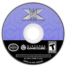 Artwork on the Disc for X-Men: The Official Game on the Nintendo GameCube.