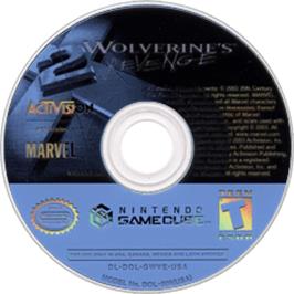 Artwork on the Disc for X2: Wolverine's Revenge on the Nintendo GameCube.