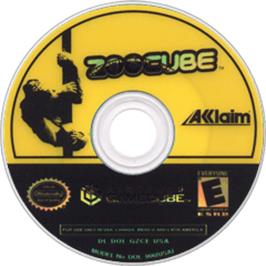 Artwork on the Disc for ZooCube on the Nintendo GameCube.