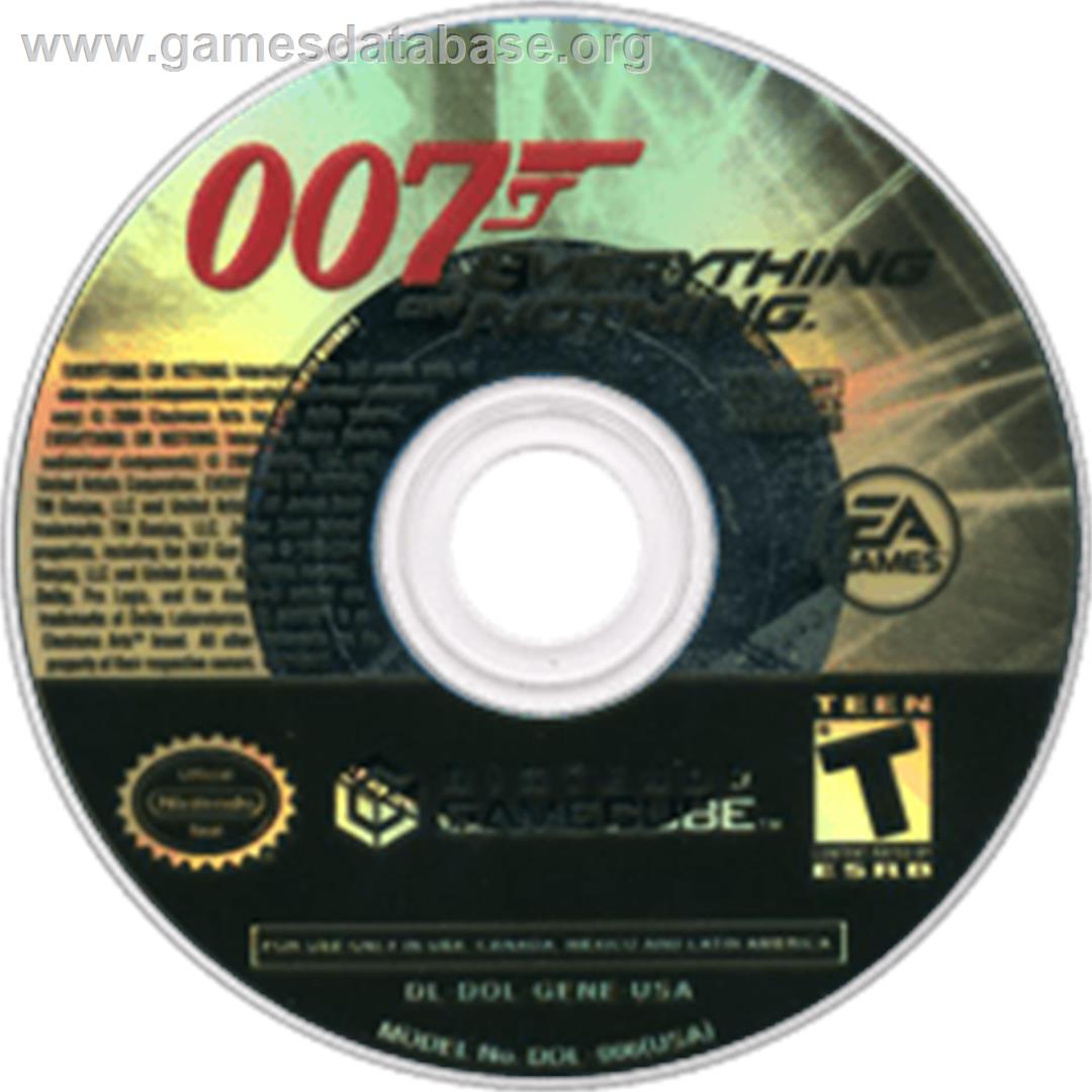 007: Everything or Nothing - Nintendo GameCube - Artwork - Disc