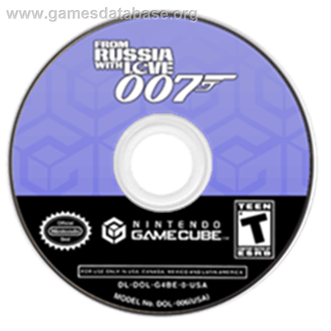 007: From Russia with Love - Nintendo GameCube - Artwork - Disc