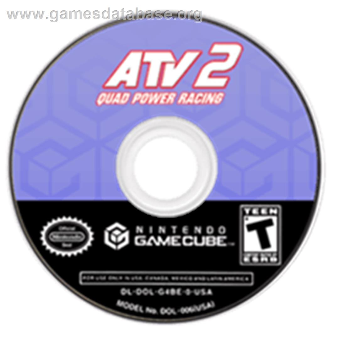 ATV: Quad Power Racing 2 - Nintendo GameCube - Artwork - Disc