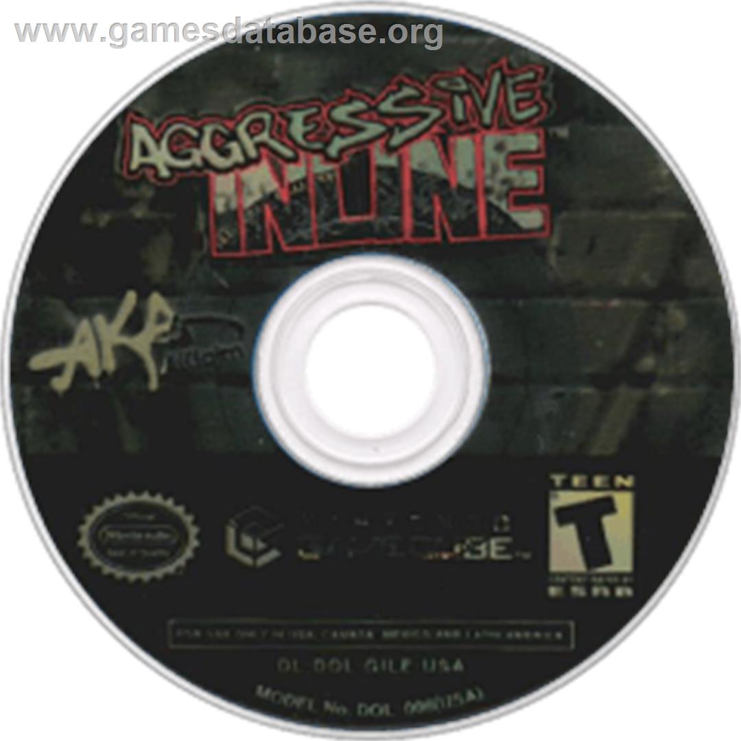 Aggressive Inline - Nintendo GameCube - Artwork - Disc