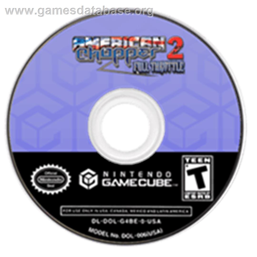 American Chopper 2: Full Throttle - Nintendo GameCube - Artwork - Disc