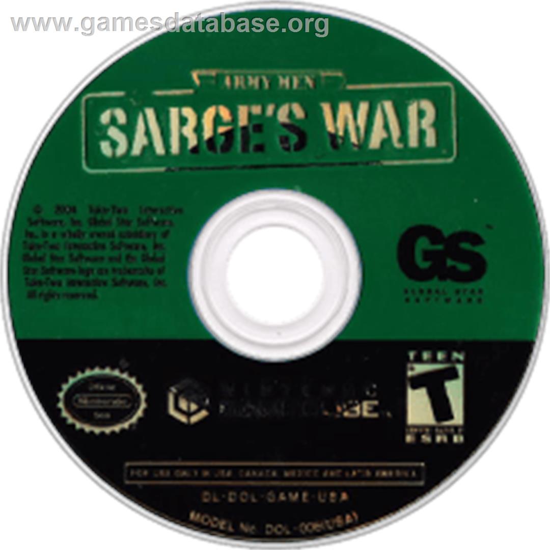 Army Men: Sarge's War - Nintendo GameCube - Artwork - Disc