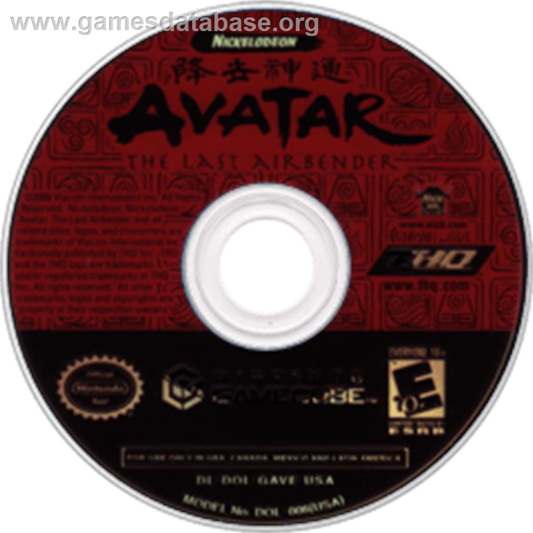 Avatar: The Last Airbender - Nintendo GameCube - Artwork - Disc