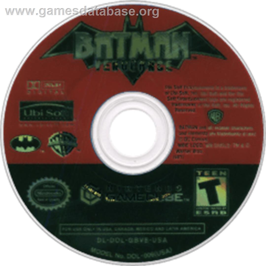 Batman: Vengeance - Nintendo GameCube - Artwork - Disc
