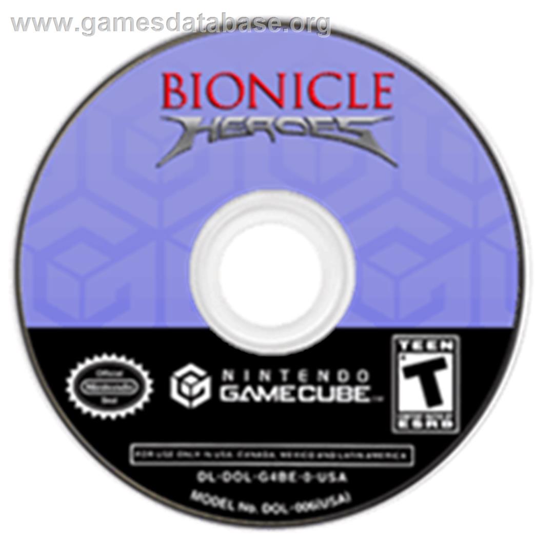 Bionicle Heroes - Nintendo GameCube - Artwork - Disc