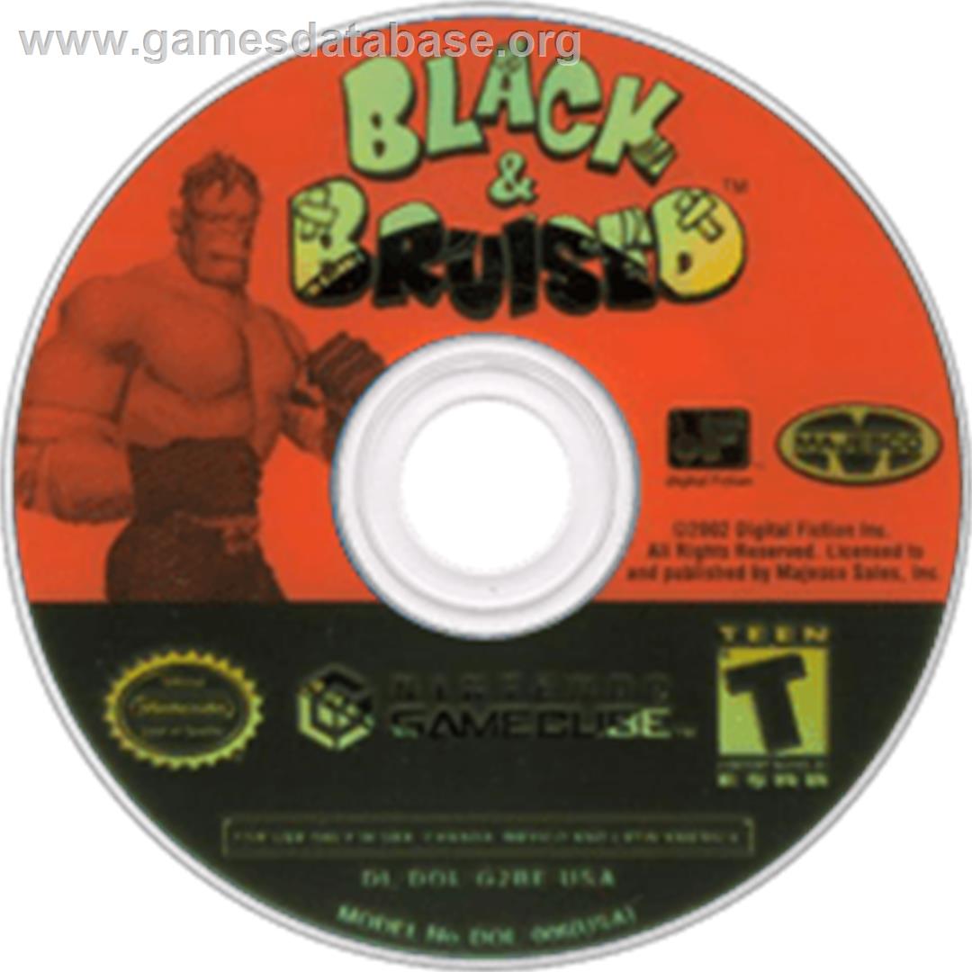 Black & Bruised - Nintendo GameCube - Artwork - Disc