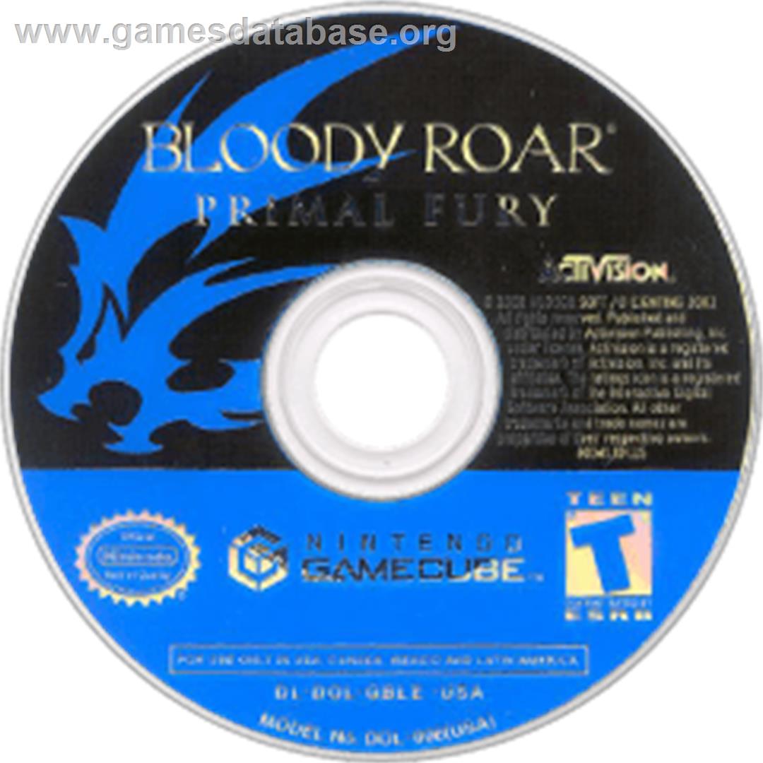 Bloody Roar: Primal Fury - Nintendo GameCube - Artwork - Disc