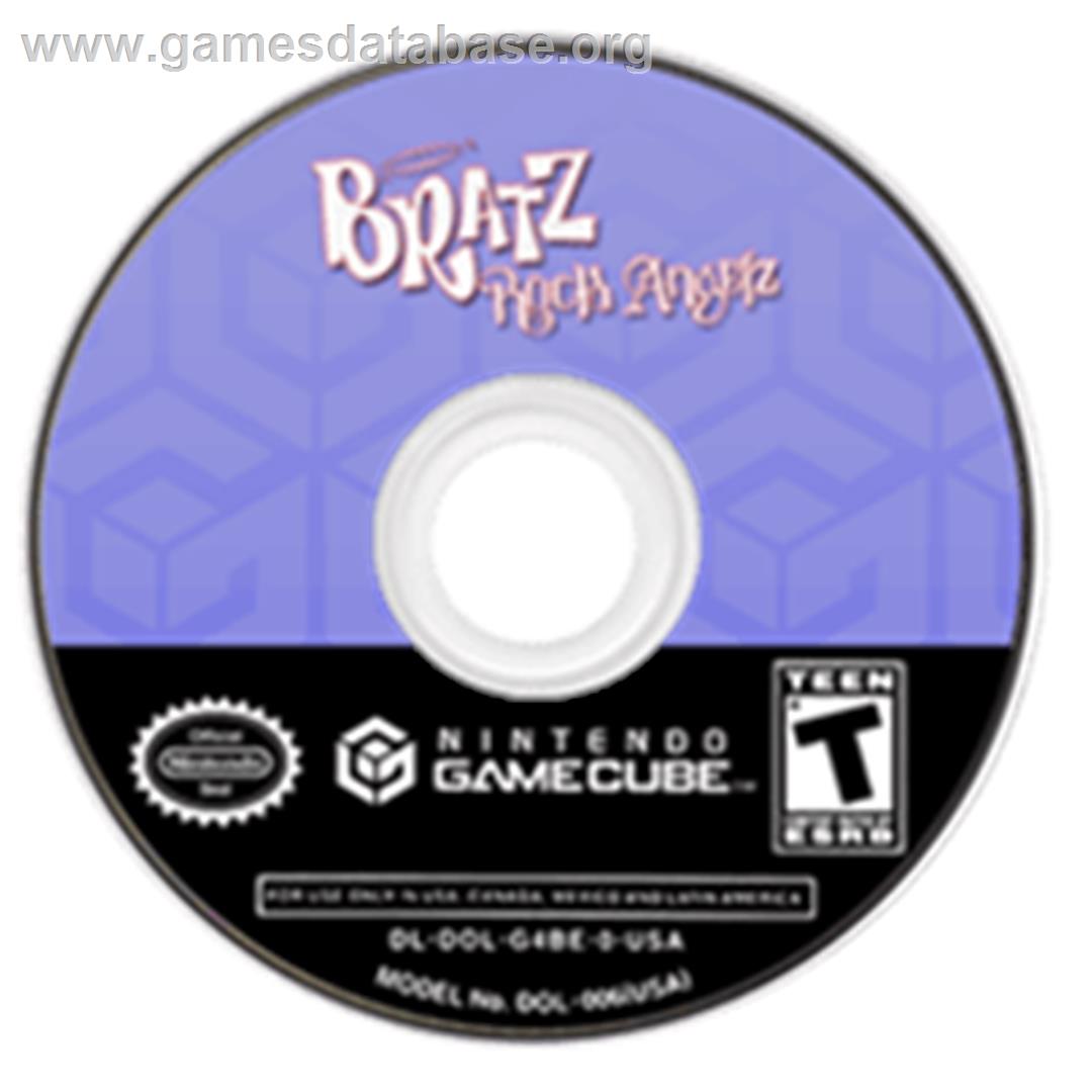 Bratz: Rock Angelz - Nintendo GameCube - Artwork - Disc