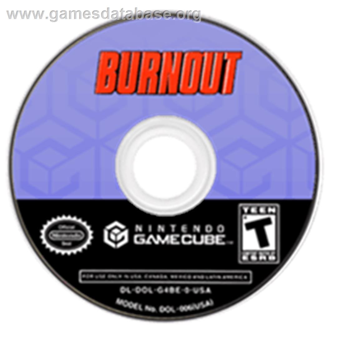 Burnout - Nintendo GameCube - Artwork - Disc