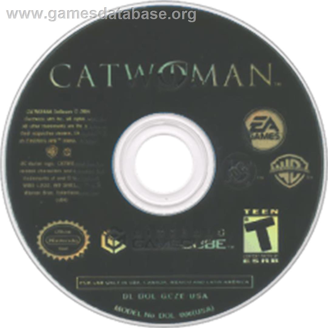 Catwoman - Nintendo GameCube - Artwork - Disc