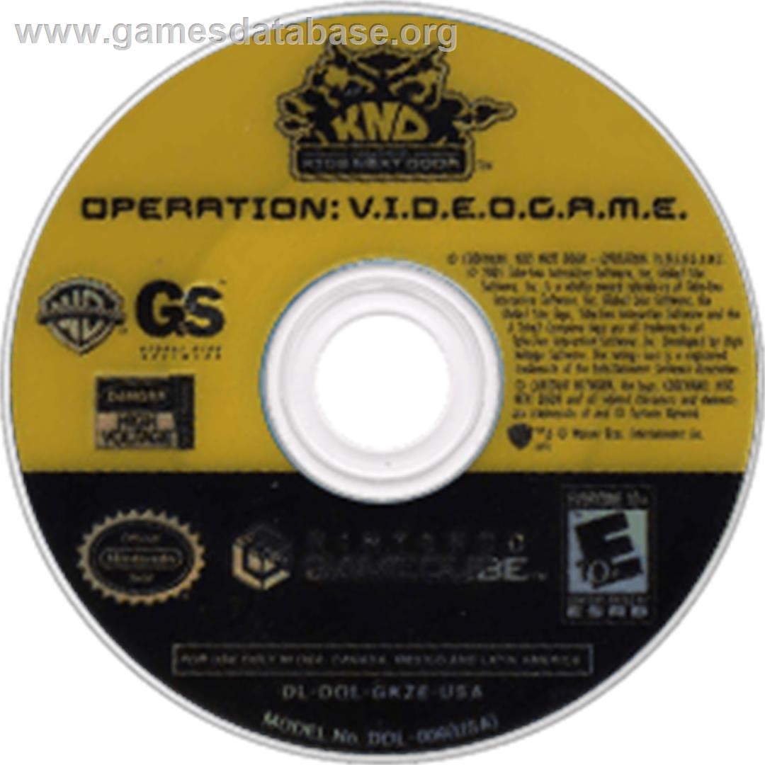 Codename: Kids Next Door - Operation: V.I.D.E.O.G.A.M.E. - Nintendo GameCube - Artwork - Disc