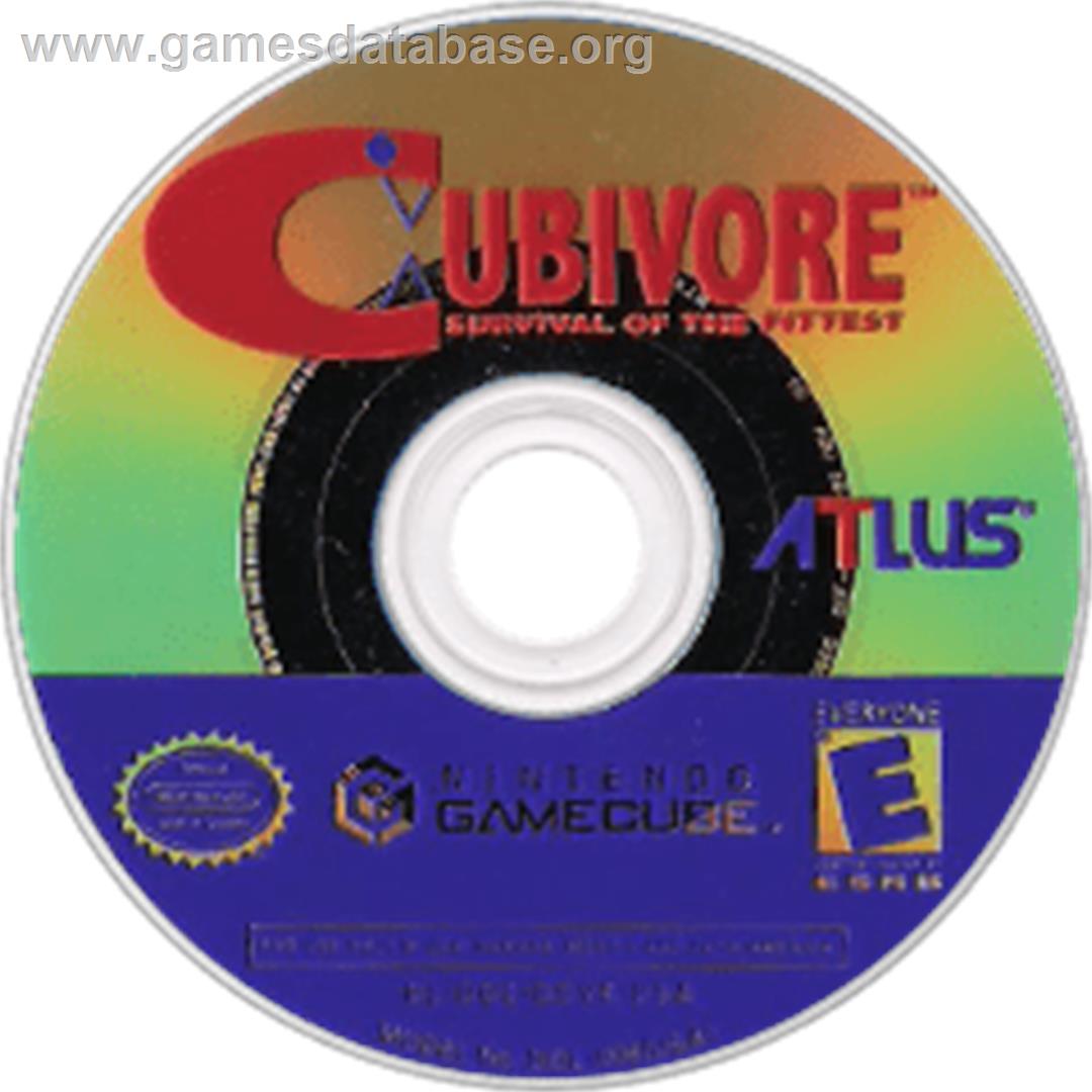 Cubivore - Nintendo GameCube - Artwork - Disc