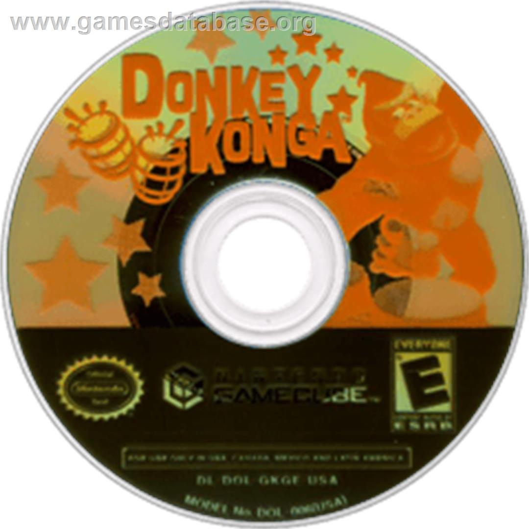 Donkey Konga - Nintendo GameCube - Artwork - Disc