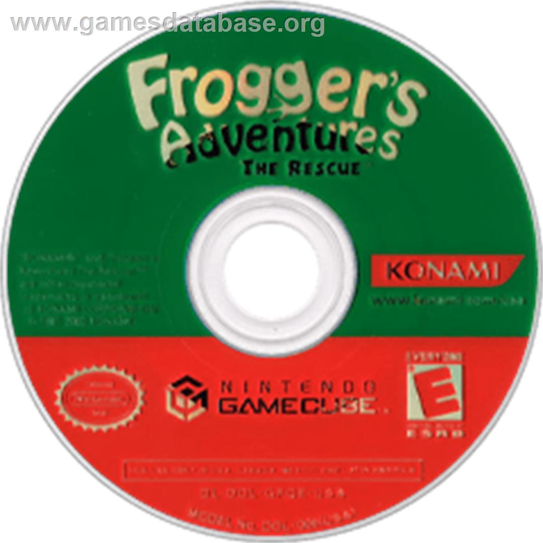 Frogger's Adventures: The Rescue - Nintendo GameCube - Artwork - Disc