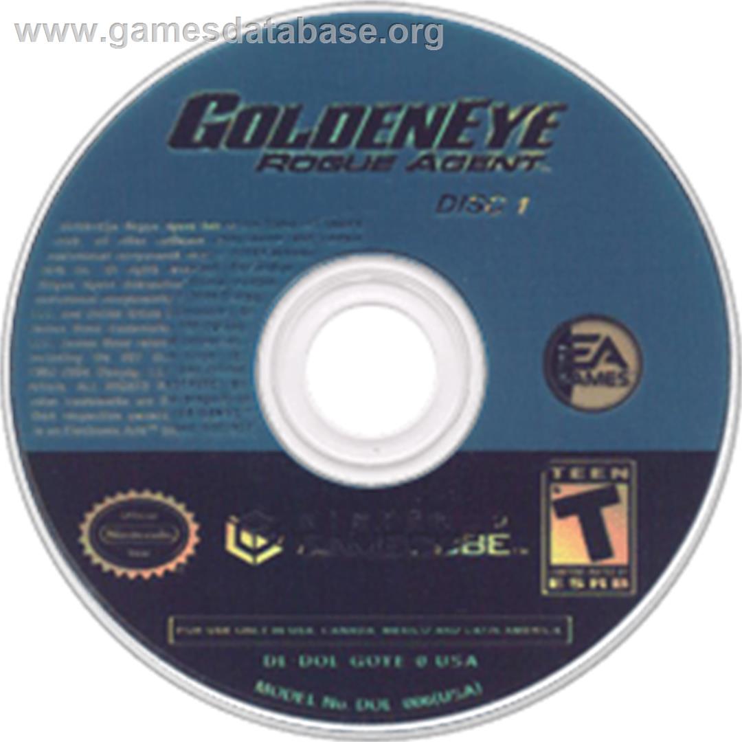 GoldenEye: Rogue Agent - Nintendo GameCube - Artwork - Disc