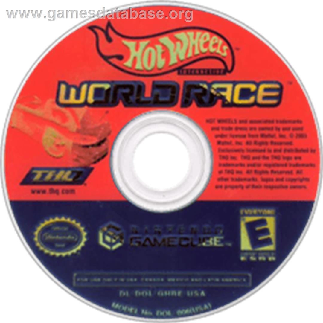 Hot Wheels: World Race - Nintendo GameCube - Artwork - Disc