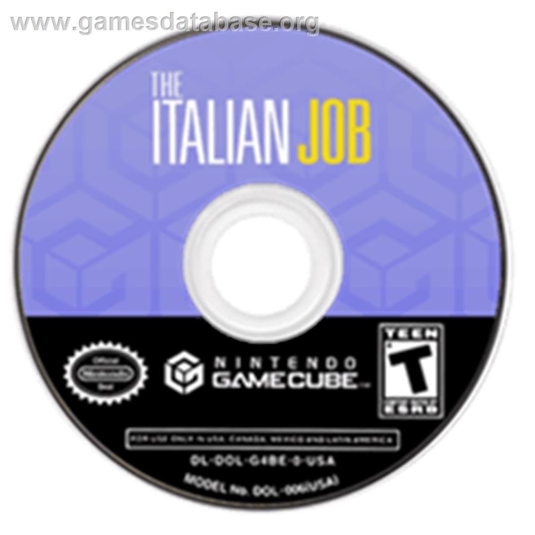Italian Job - Nintendo GameCube - Artwork - Disc