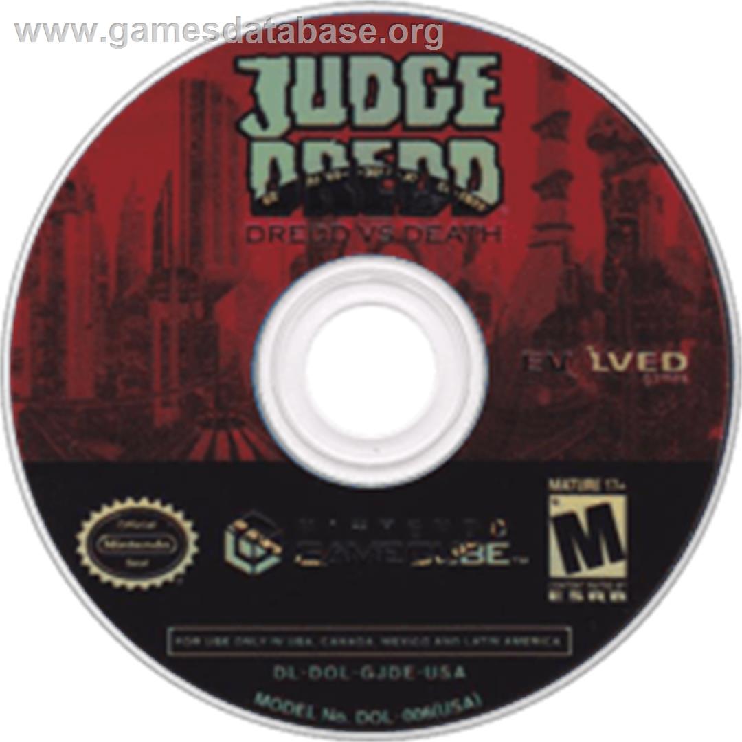 Judge Dredd: Dredd vs Death - Nintendo GameCube - Artwork - Disc